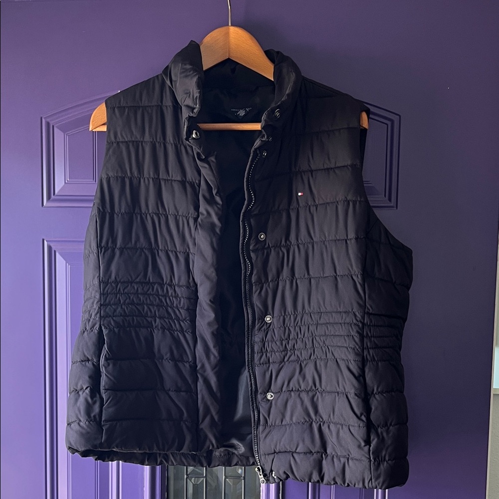Tommy Hilfiger Black XL Quilted Vest